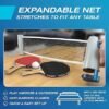 81mnhHJoquL._AC_SX425_.jpg PRO SPIN Retractable Ping Pong Net 72 Table Tennis Net with Clamps Portable Ping Pong Net for Any Table