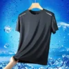 Breathable Men T Shirt Quick drying Short Sleeve T shirts Summer Round Neck Tshirt Sports Tee Men Tops