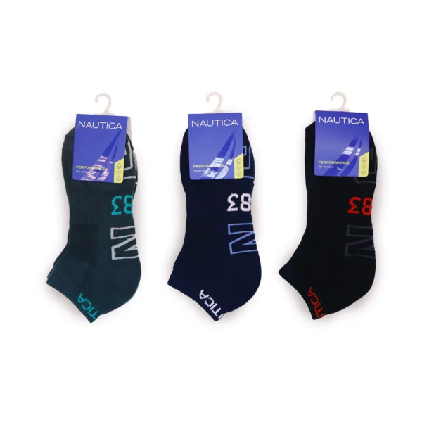 Nautica.webp Nautica 3 Pair Sports Ankle Sport Socks